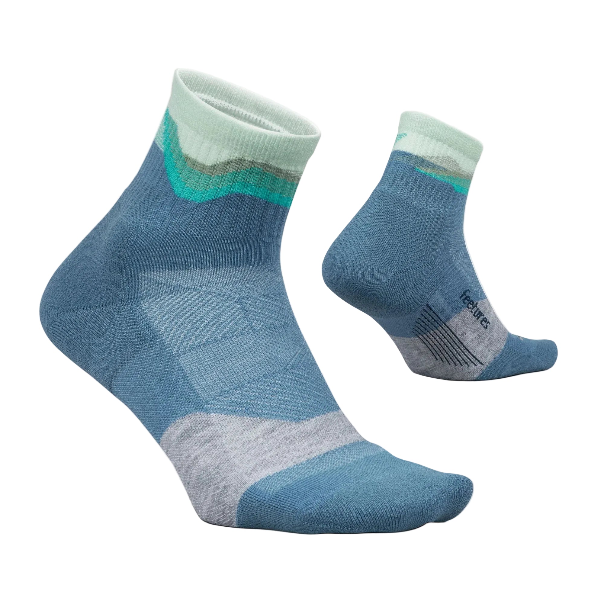 Feetures Trail Max Cushion Quarter 8