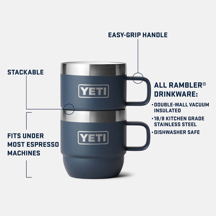Yeti 6 oz Stackable Mugs  4