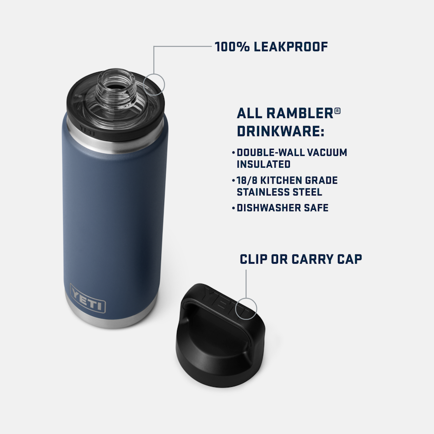 Yeti Rambler 26oz Water Bottle With Chug Cap 7