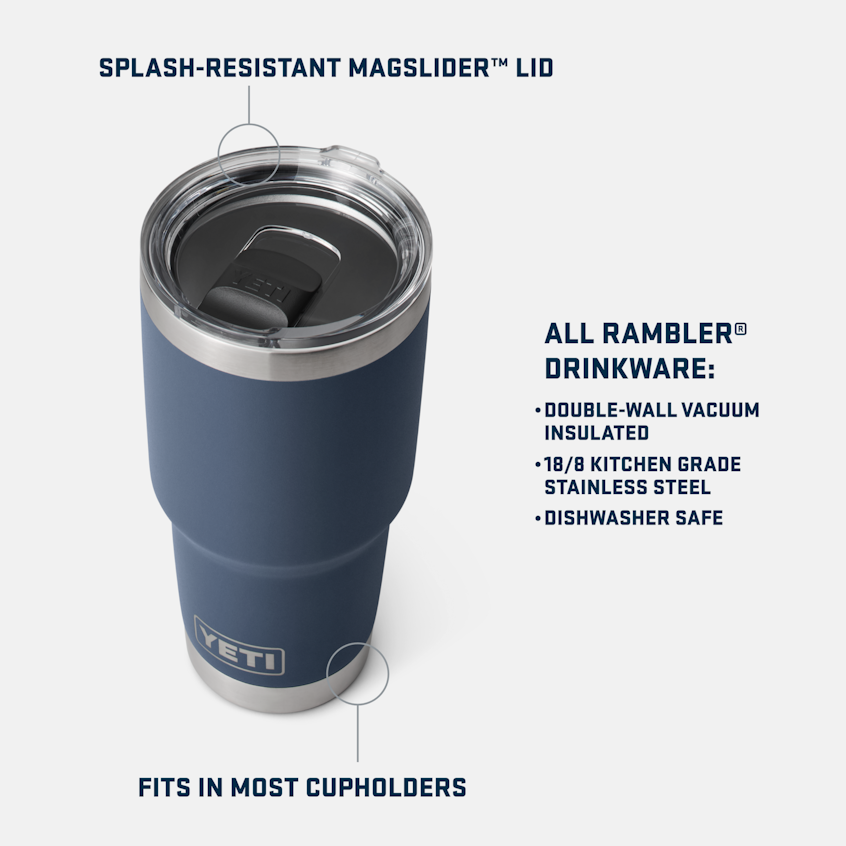 Yeti Rambler 30oz Tumbler with Magslider Lid 4