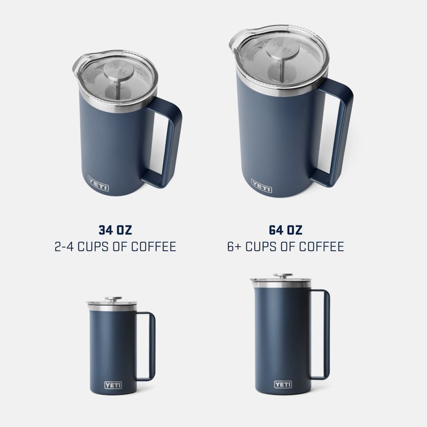 Yeti Rambler 34oz French Press with Twist-To-Lock French Press Lid 4