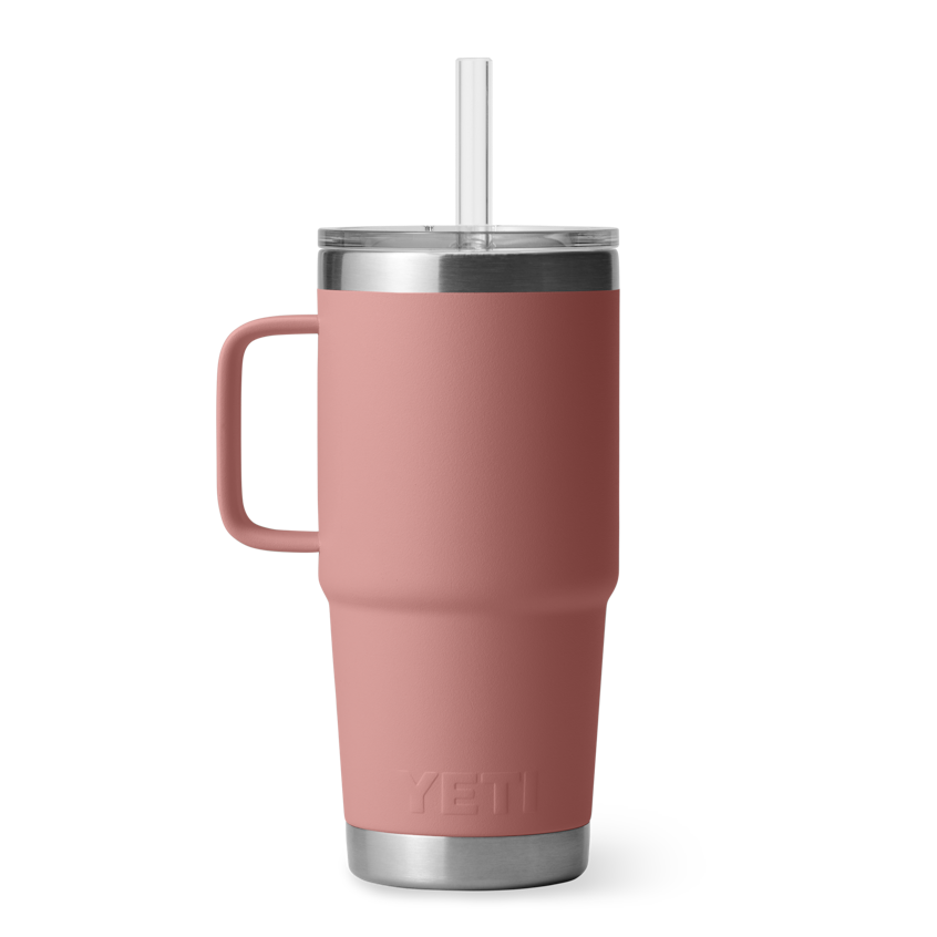 Yeti Rambler 25oz Straw Mug with Straw Lid 12