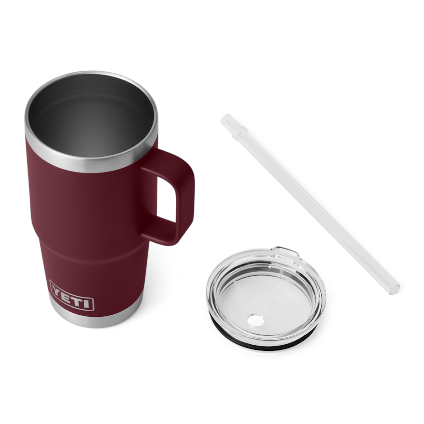 Yeti Rambler 25oz Straw Mug with Straw Lid 10