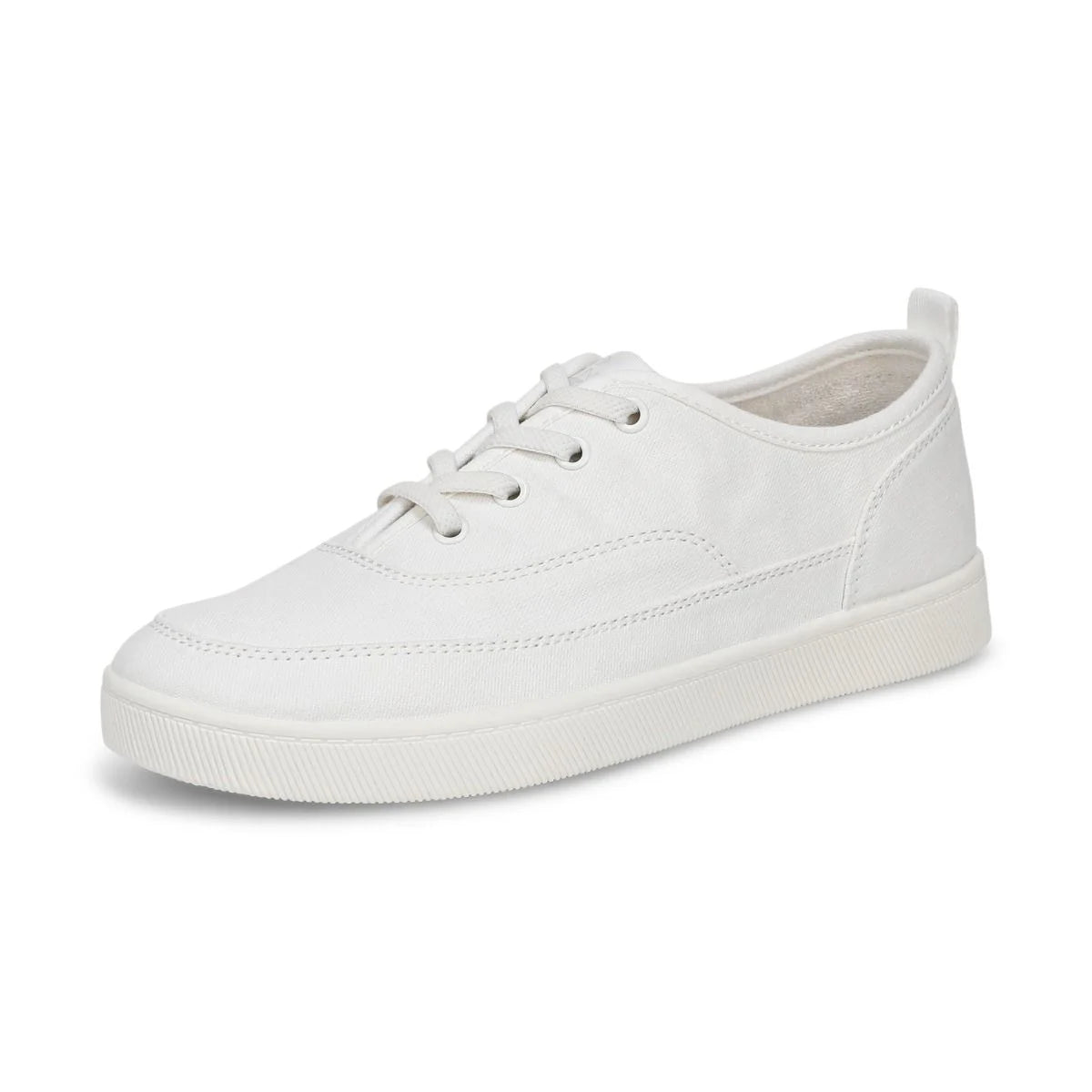 White sneaker on a white background