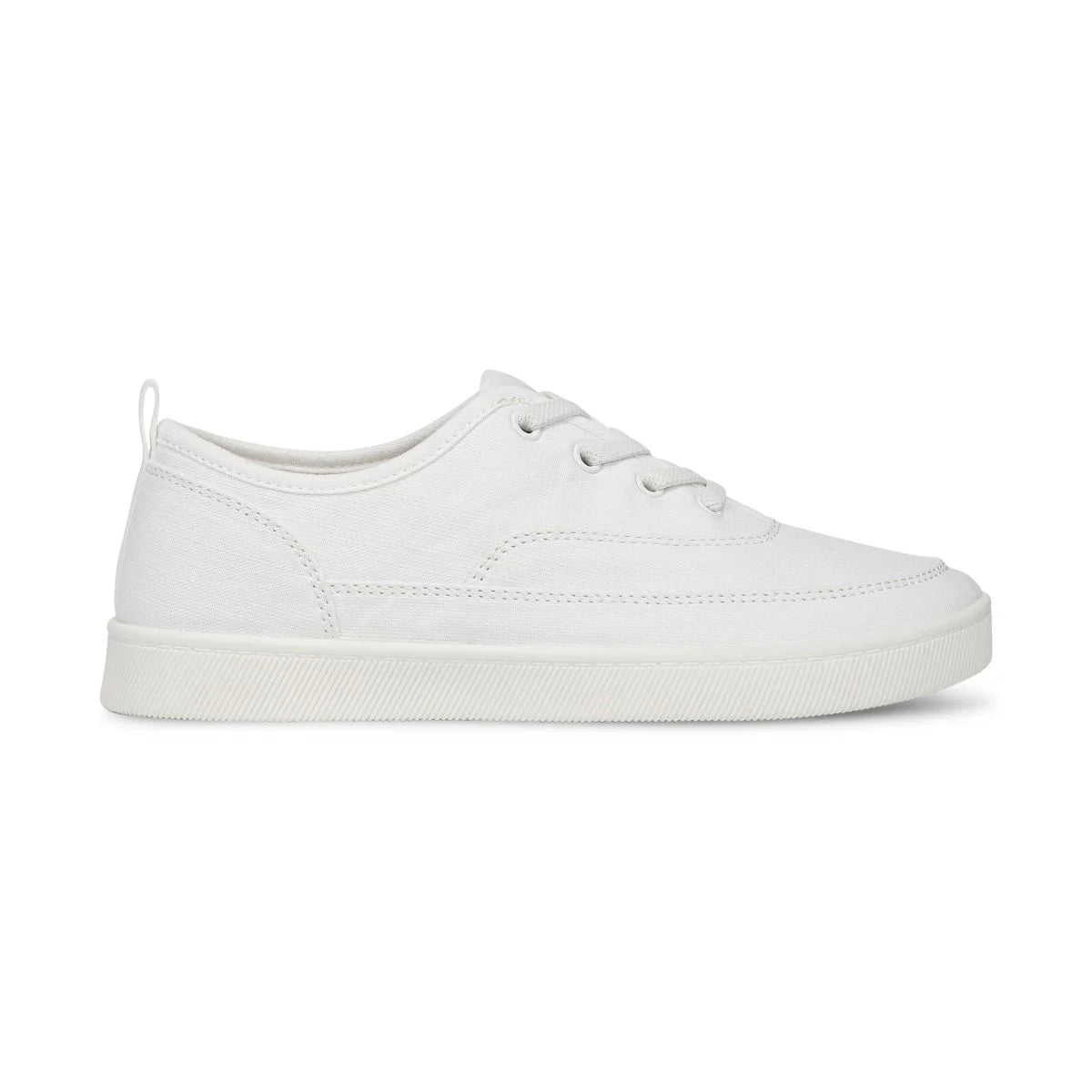 Black loafer shoe on a white background