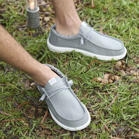 Hey Dude Wally Stretch Canvas Men's 4