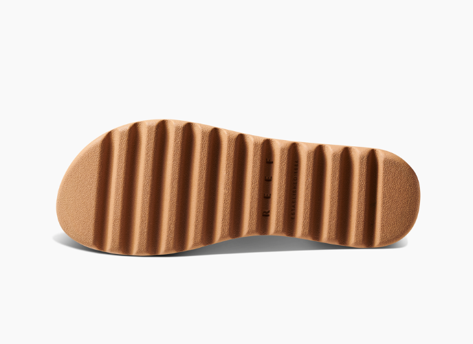 Brown shoe sole on a white background