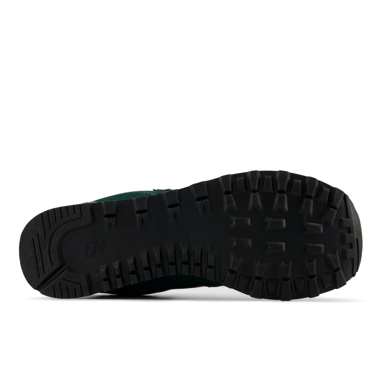 Black sole of a shoe on a white background