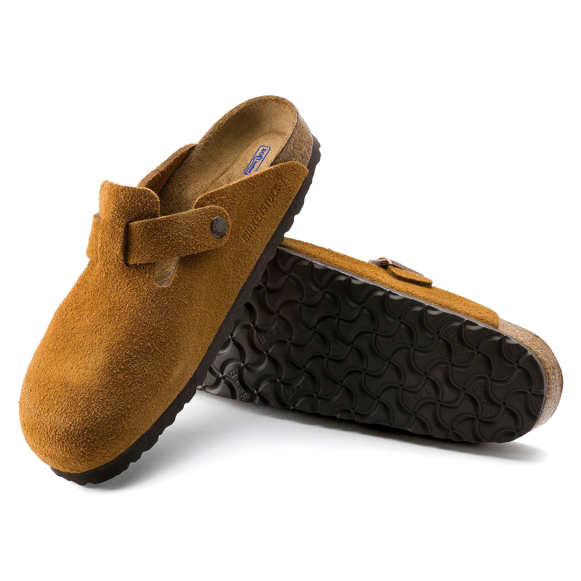 Birkenstock Boston Suede Leather Soft Footbed Clog 9