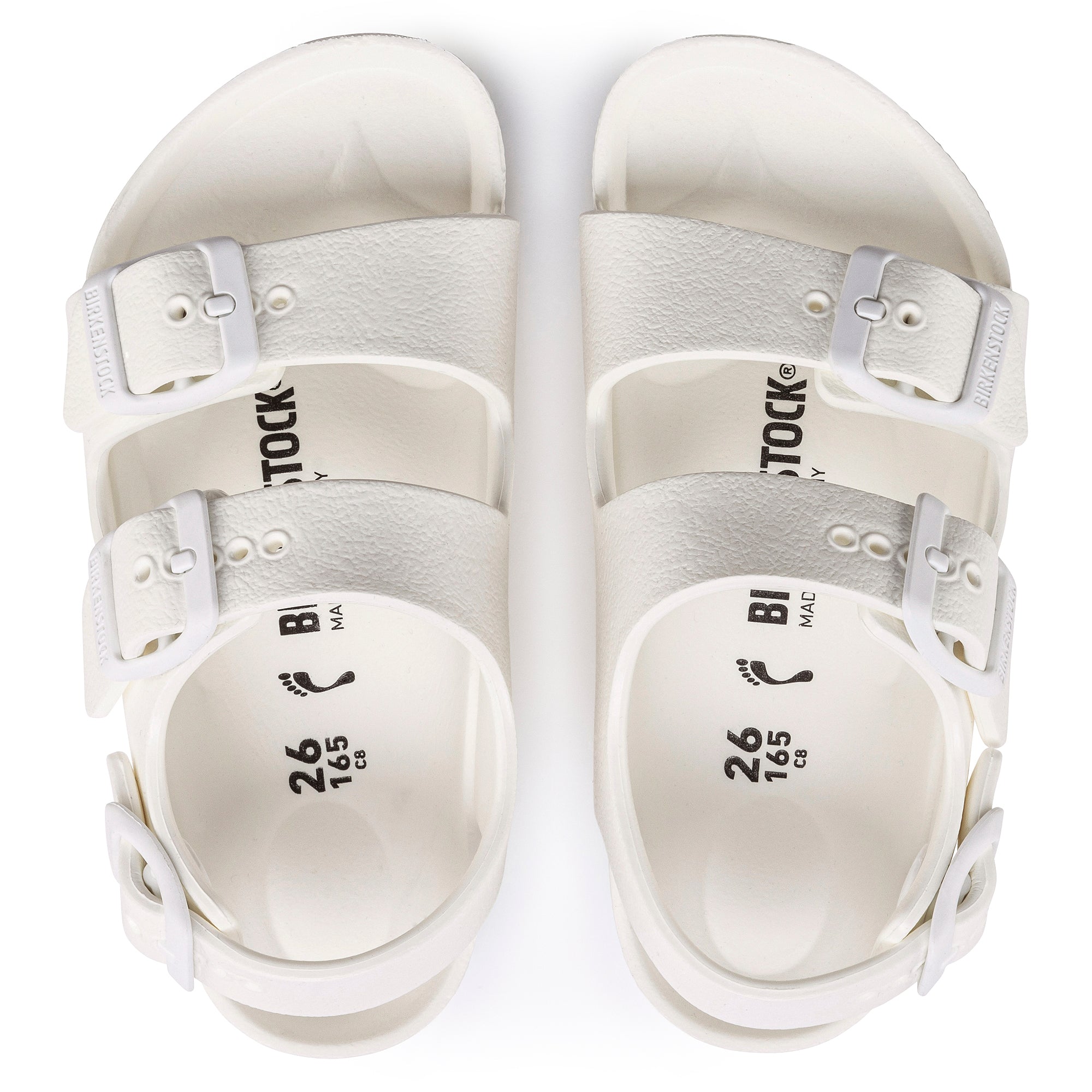 Kid's Birkenstock Milano EVA Color: White