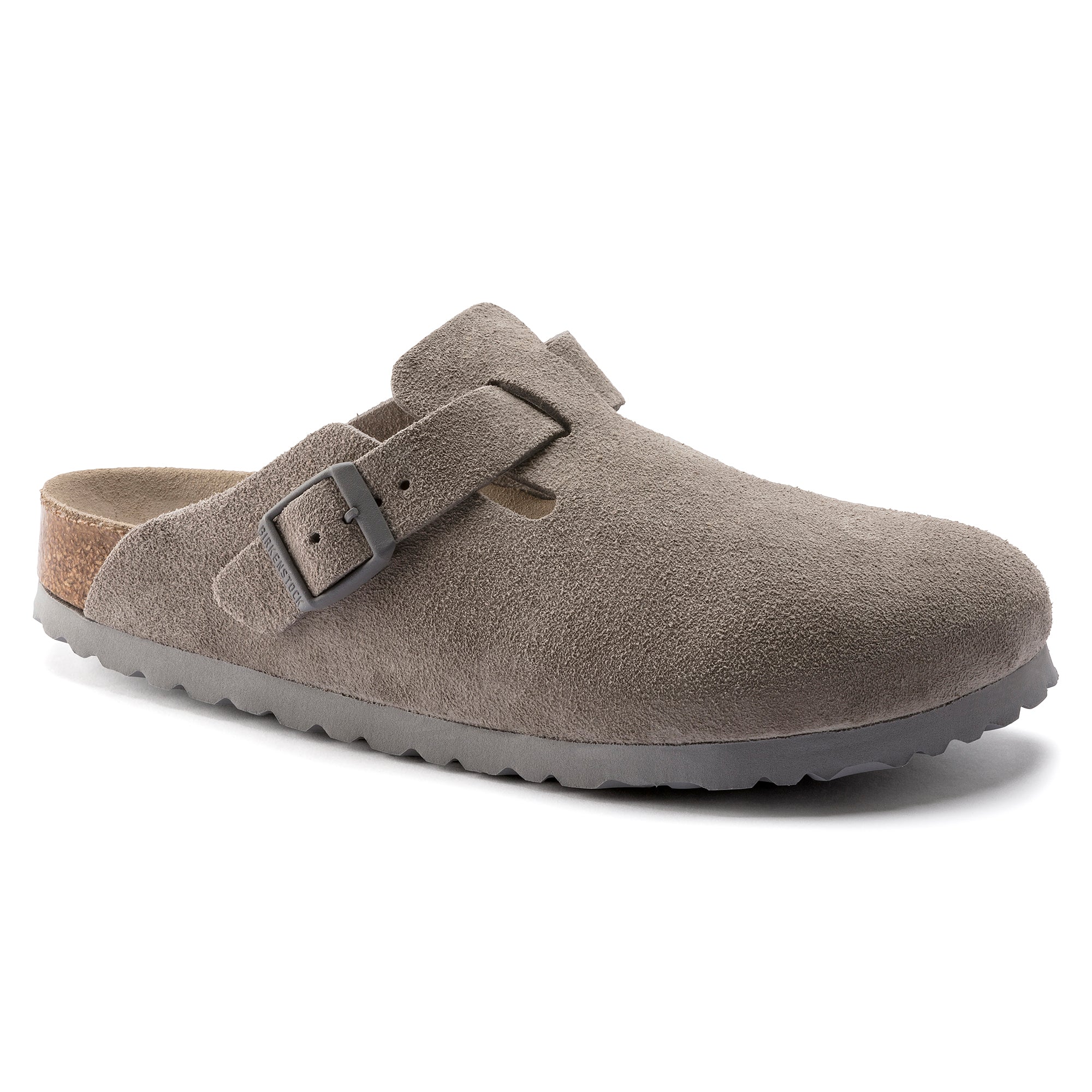 Birkenstock Boston Suede Leather Soft Footbed Clog 22