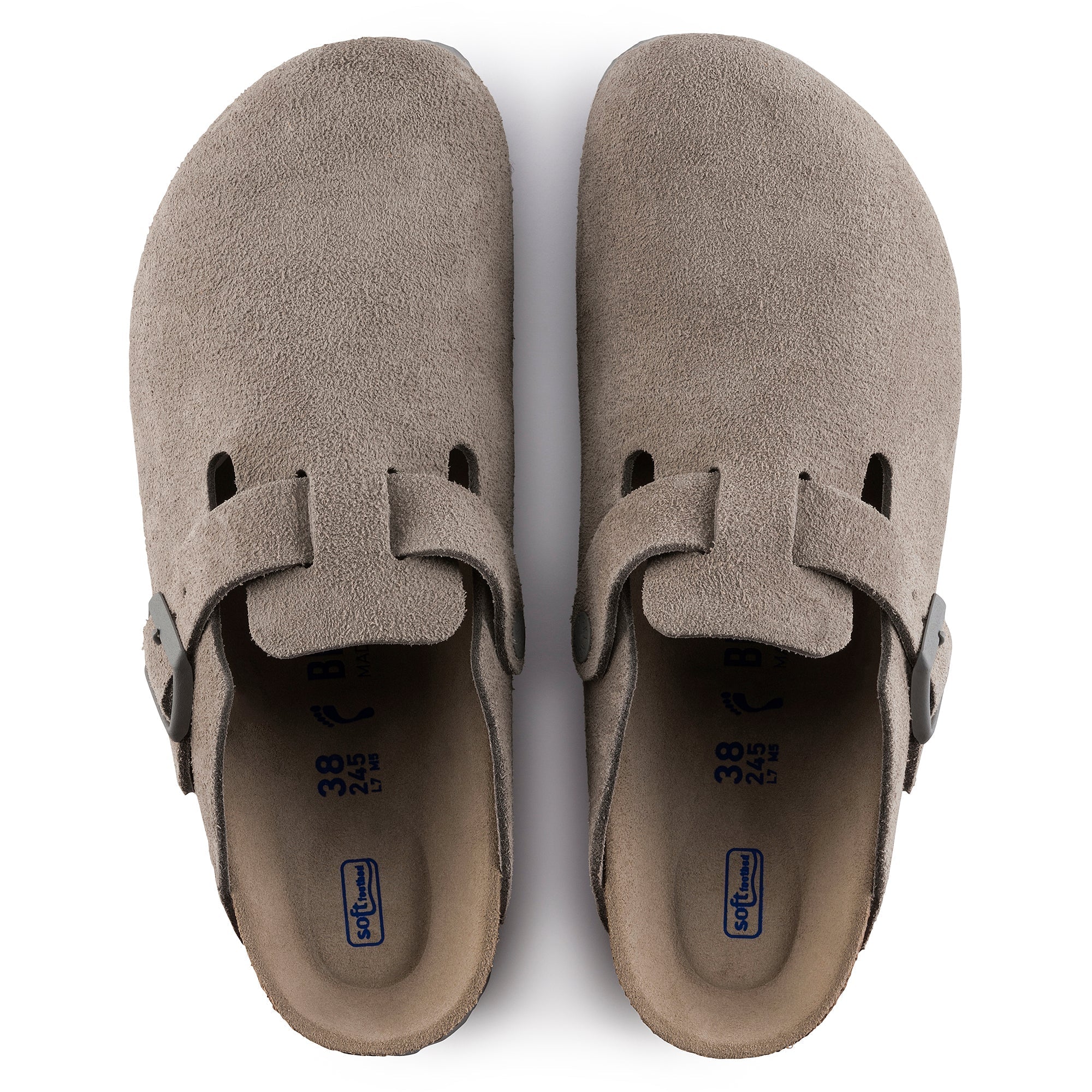 Birkenstock Boston Suede Leather Soft Footbed Clog 23