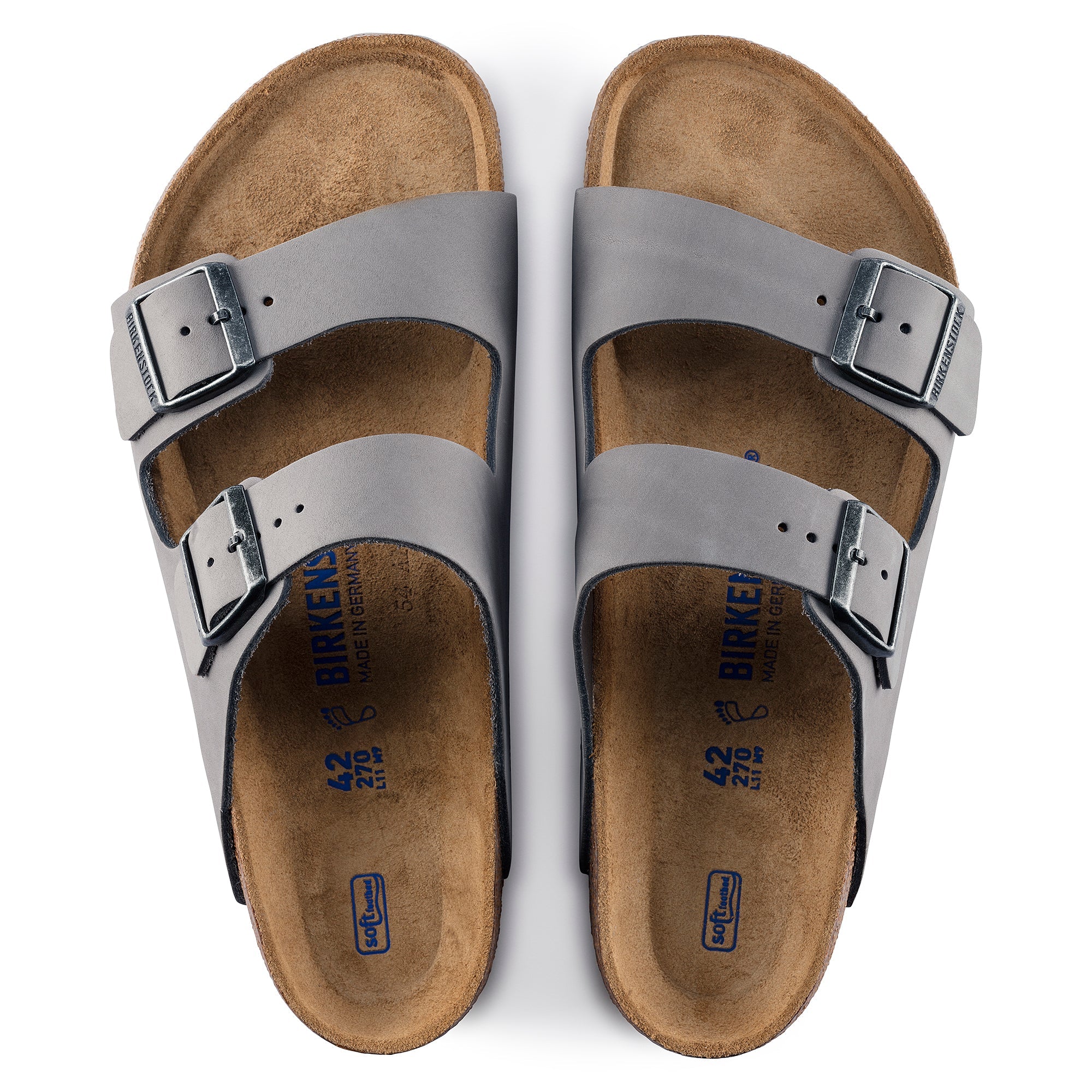 Birkenstock Arizona Soft Footbed Nubuck Leather Women's