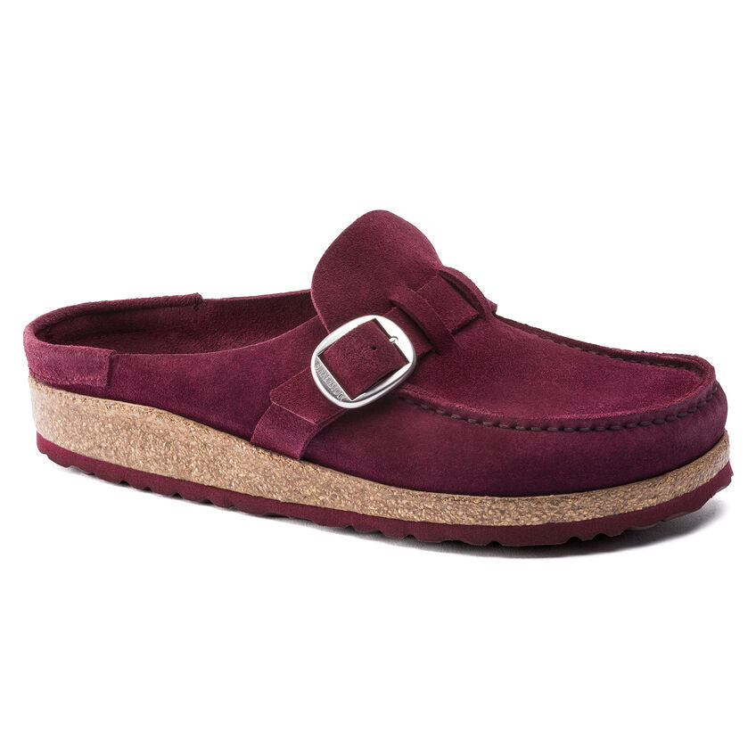 Birkenstock Buckley Suede Leather Clogs Women's