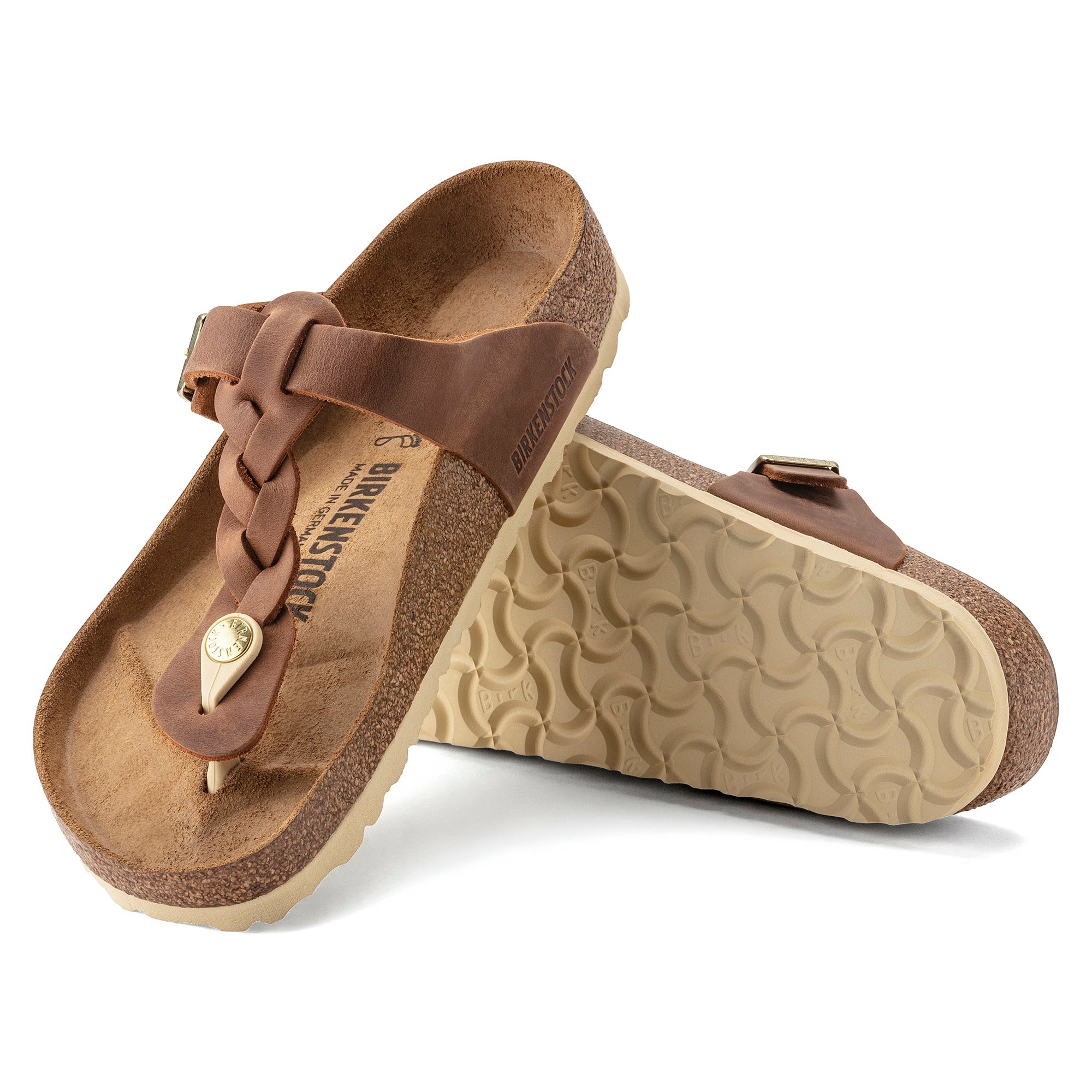 Birkenstock Gizeh Braided Oiled Leather Women's