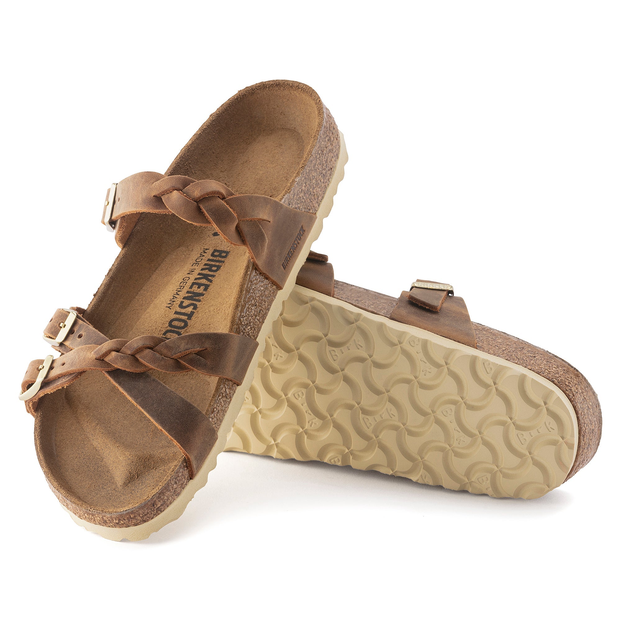 Birkenstock Franca Braided Oiled Leather Women's