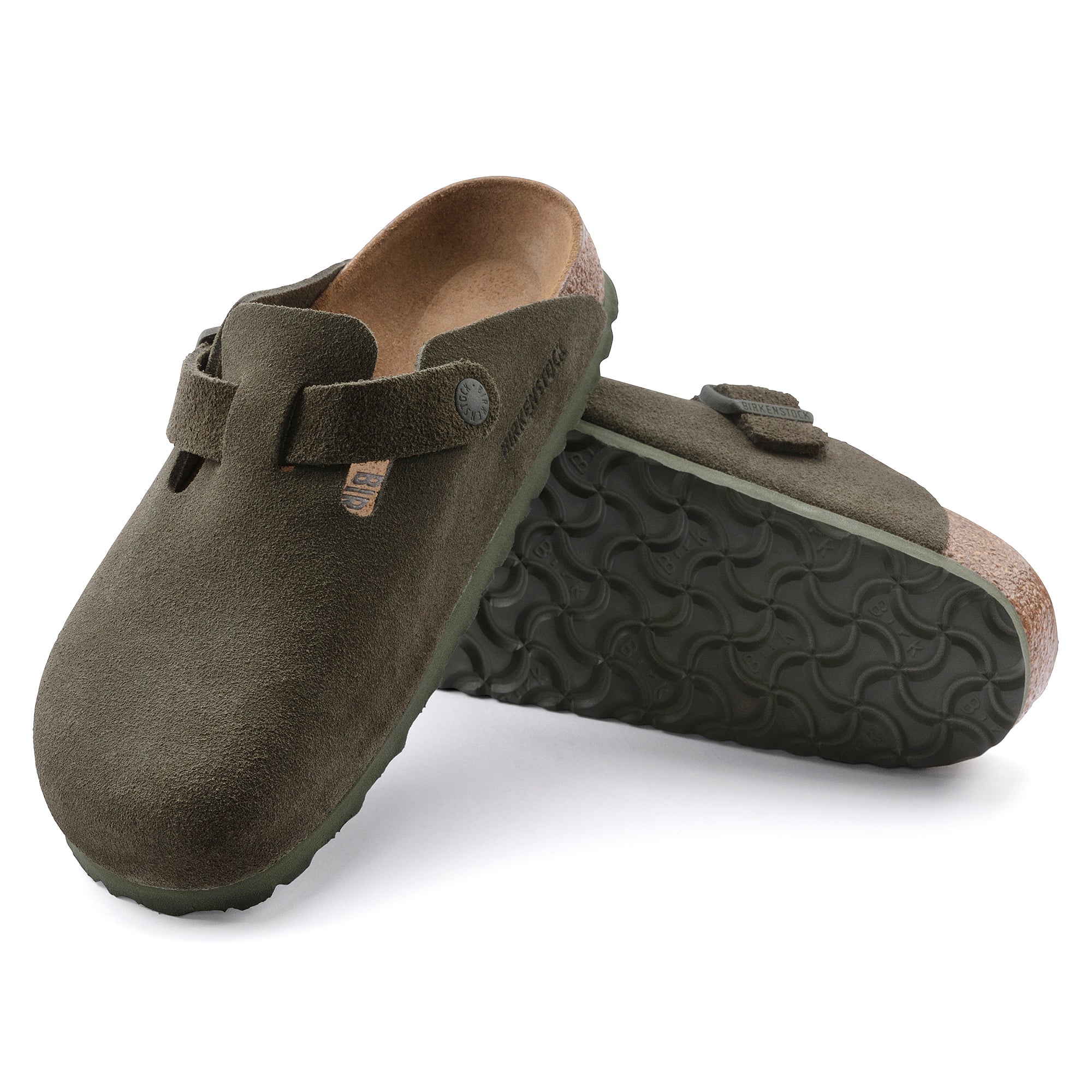 Birkenstock Boston Suede Leather Clog