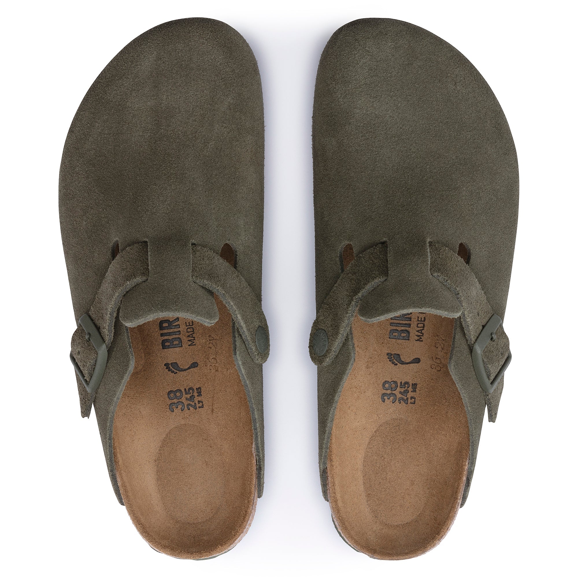 Birkenstock Boston Suede Leather Clog
