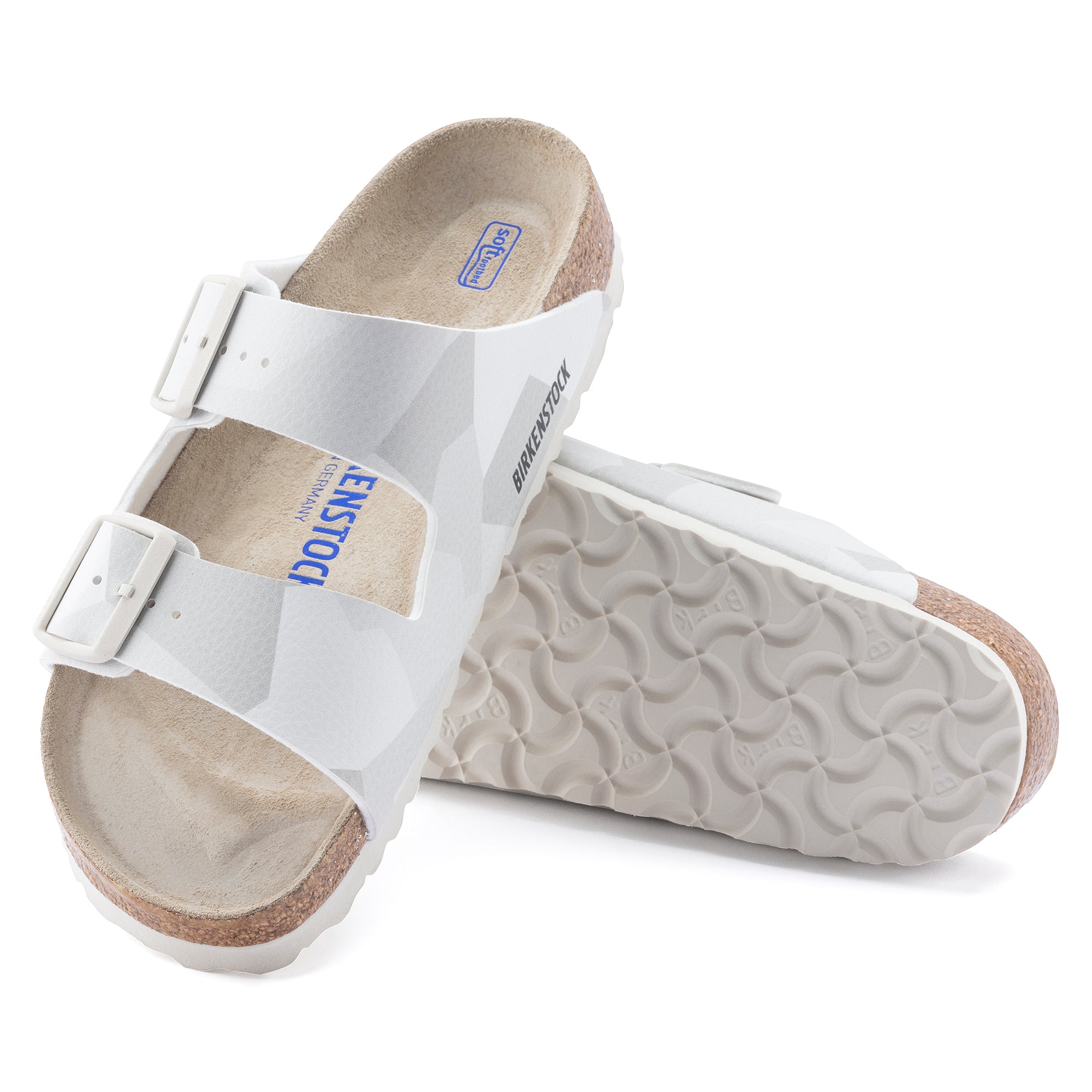 Birkenstock arizona deals white sole