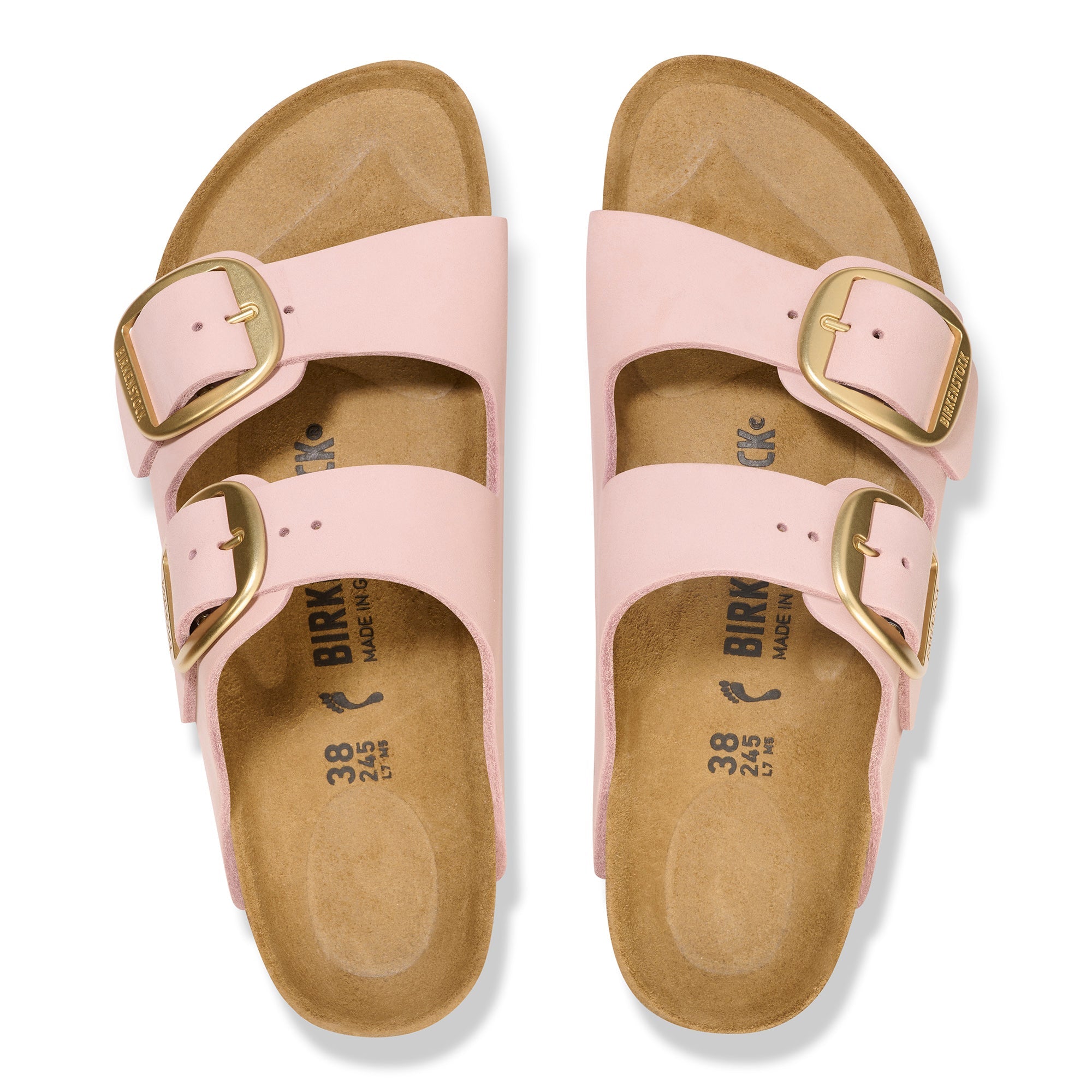 Birkenstock Arizona Big Buckle Nubuck Leather Women's 3