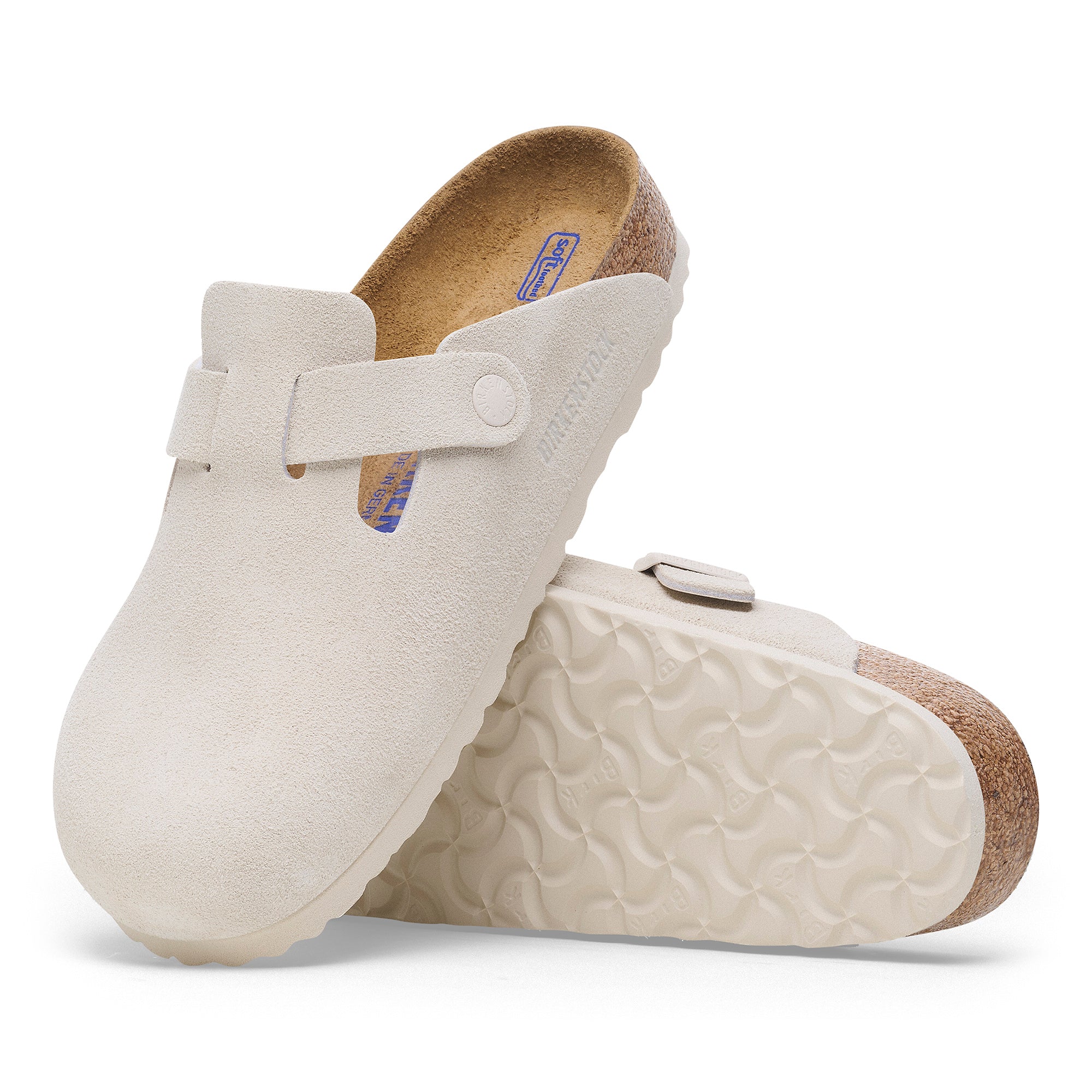 Birkenstock Boston Soft Footbed Suede Leather Women's 6
