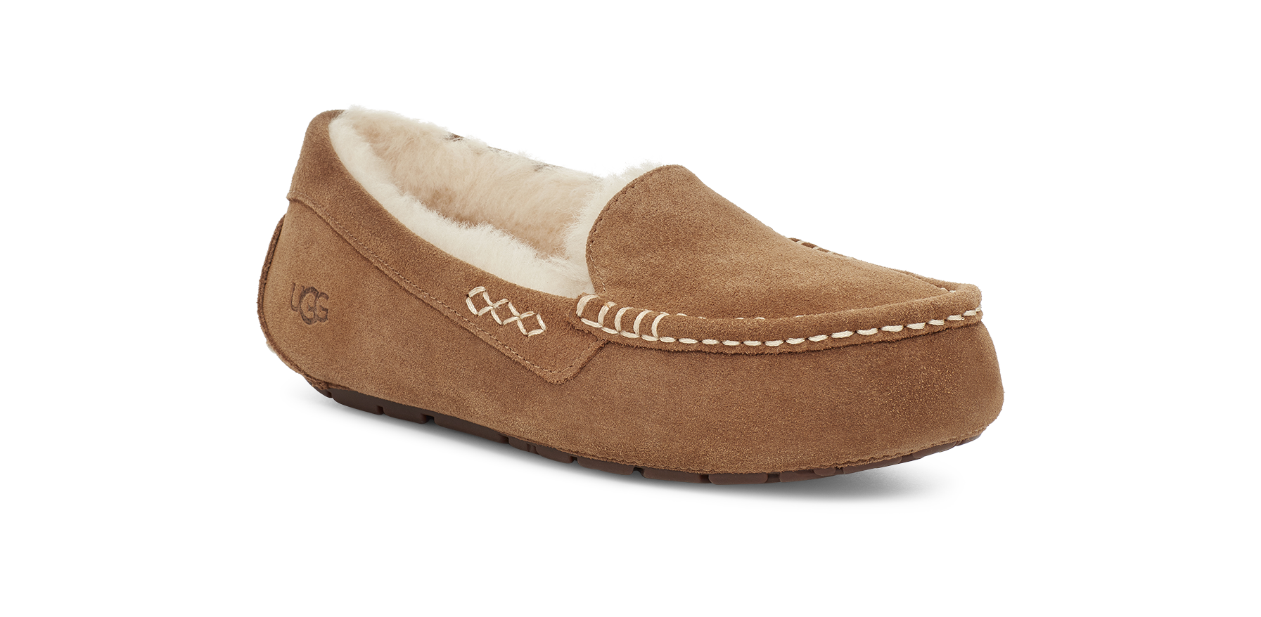 【新品未使用】UGG ANSLEY CHESNUT 38/25cm アンスレー UGG Ansley Slipper Women's
