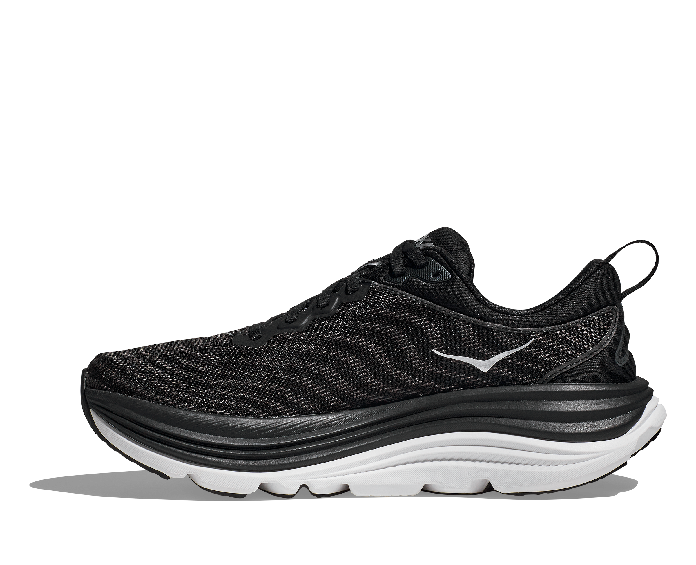 Men's Hoka Gaviota 5 Color: Black / White (WIDE WIDTH) 5