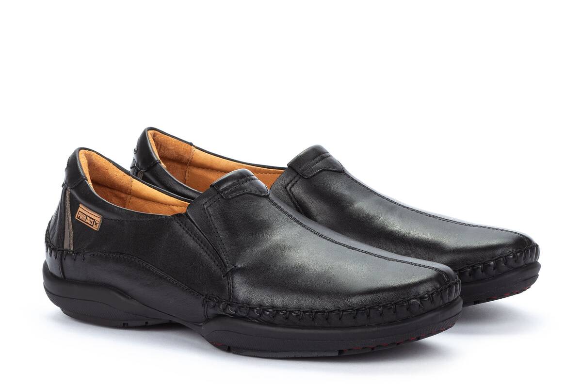 Men’s Pikolinos driving shoe Amazon.com | PIKOLINOS Loafers Leather Jerez for Man Black  main image 2