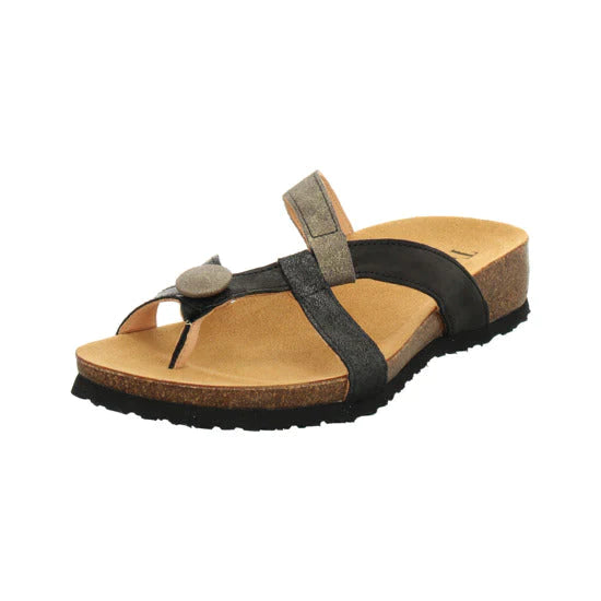 Think! Julia Stone Thong Sandals Women's Schwarz Kombi 1