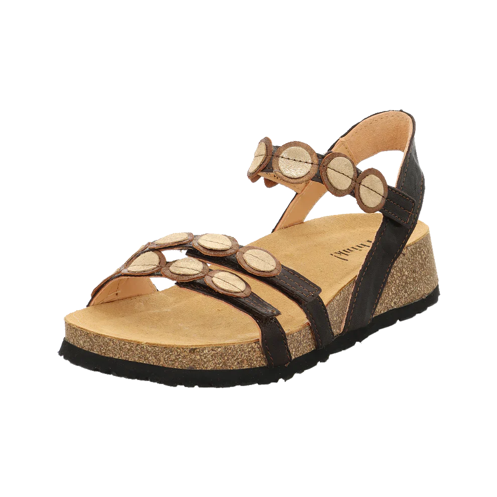 Think! Koak Quarter Strap Sandal Women's Atlantic Kombi 6