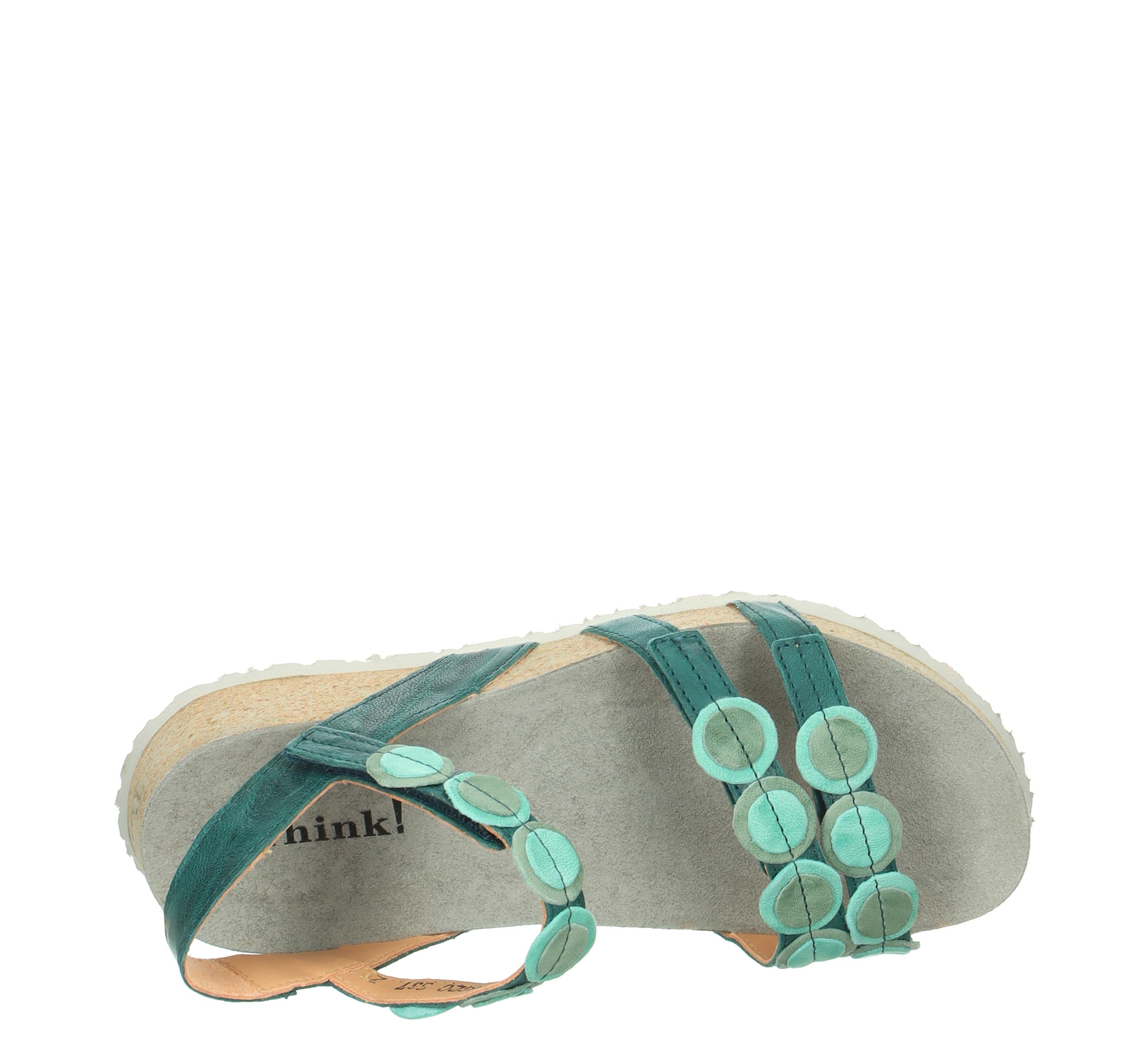 Think! Koak Quarter Strap Sandal Women's Atlantic Kombi 3