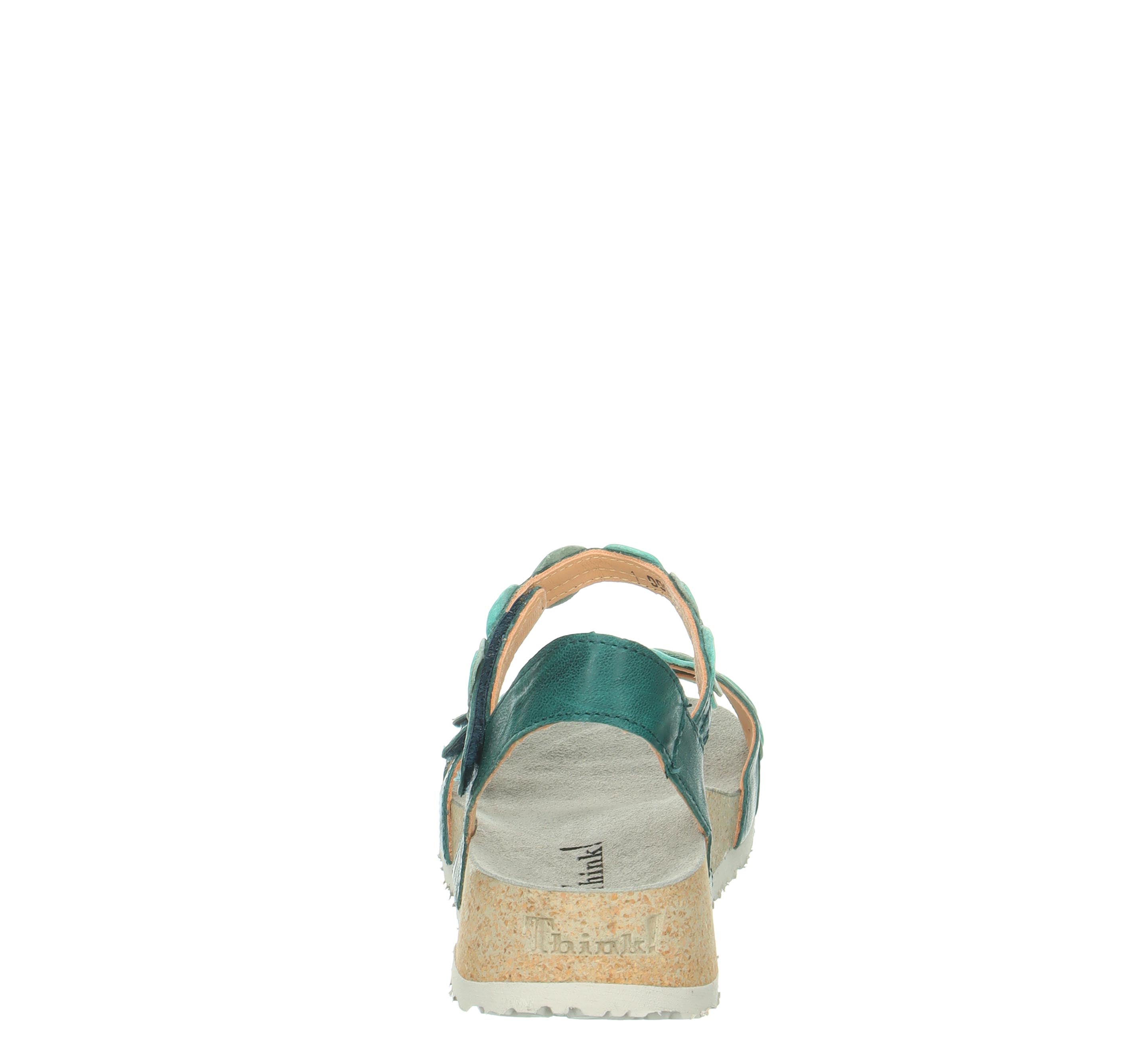 Think! Koak Quarter Strap Sandal Women's Atlantic Kombi 5