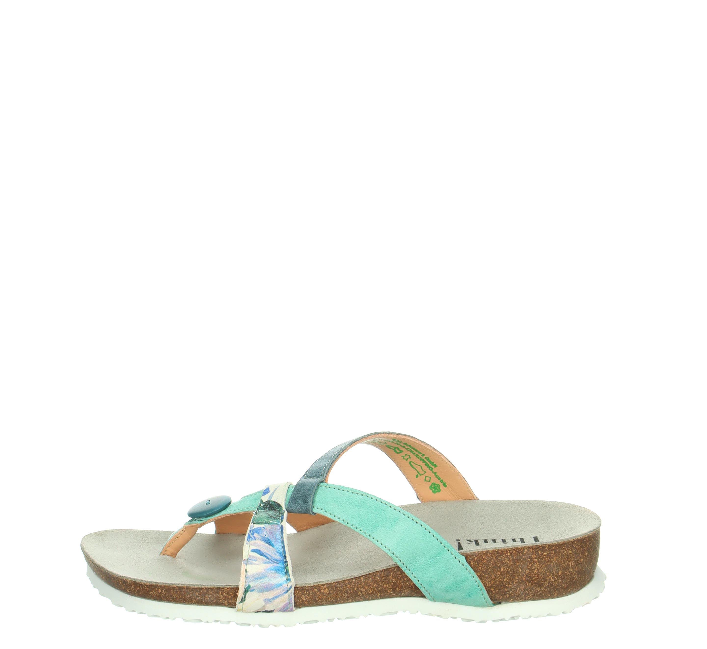 Think! Julia Stone Thong Sandals Women's Pacific Combi 2