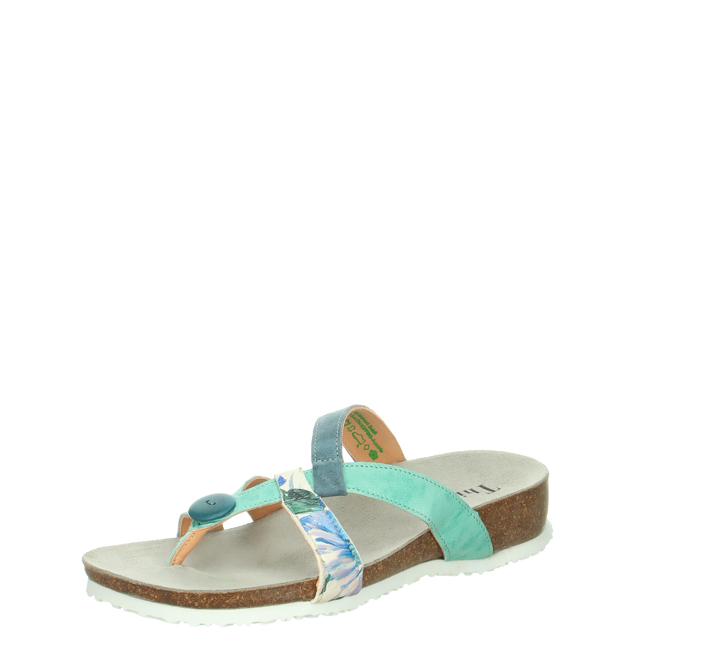 Think! Julia Stone Thong Sandals Women's Pacific Combi 1