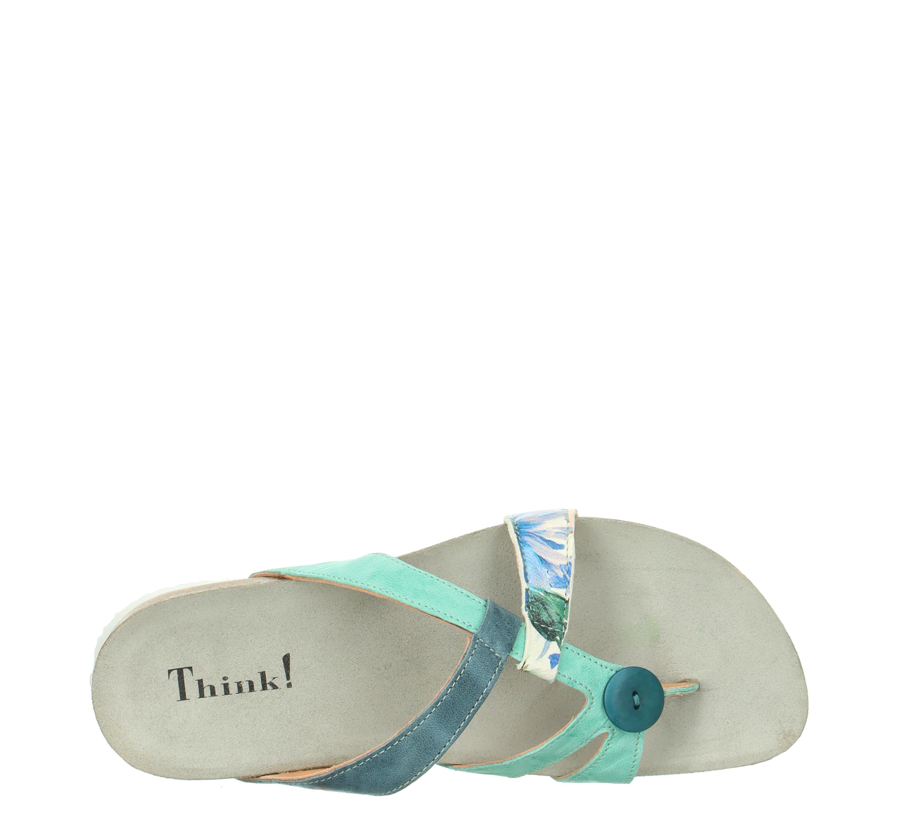 Think! Julia Stone Thong Sandals Women's Pacific Combi 3