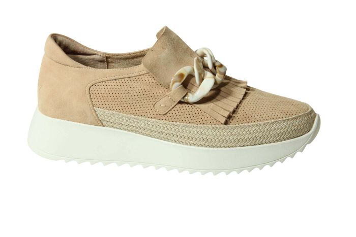 Vaneli Qerene Suede Loafers Women's Nude 2