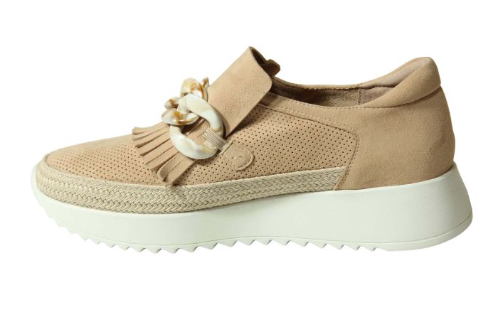 Vaneli Qerene Suede Loafers Women's Nude 3