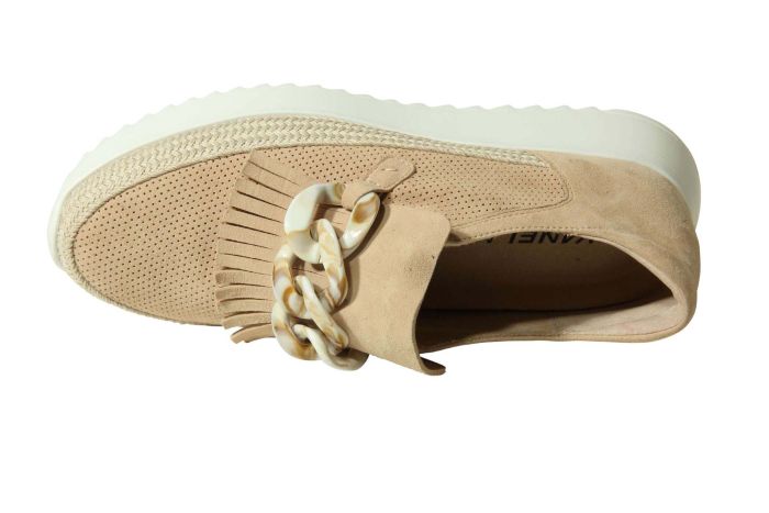 Vaneli Qerene Suede Loafers Women's Nude 5