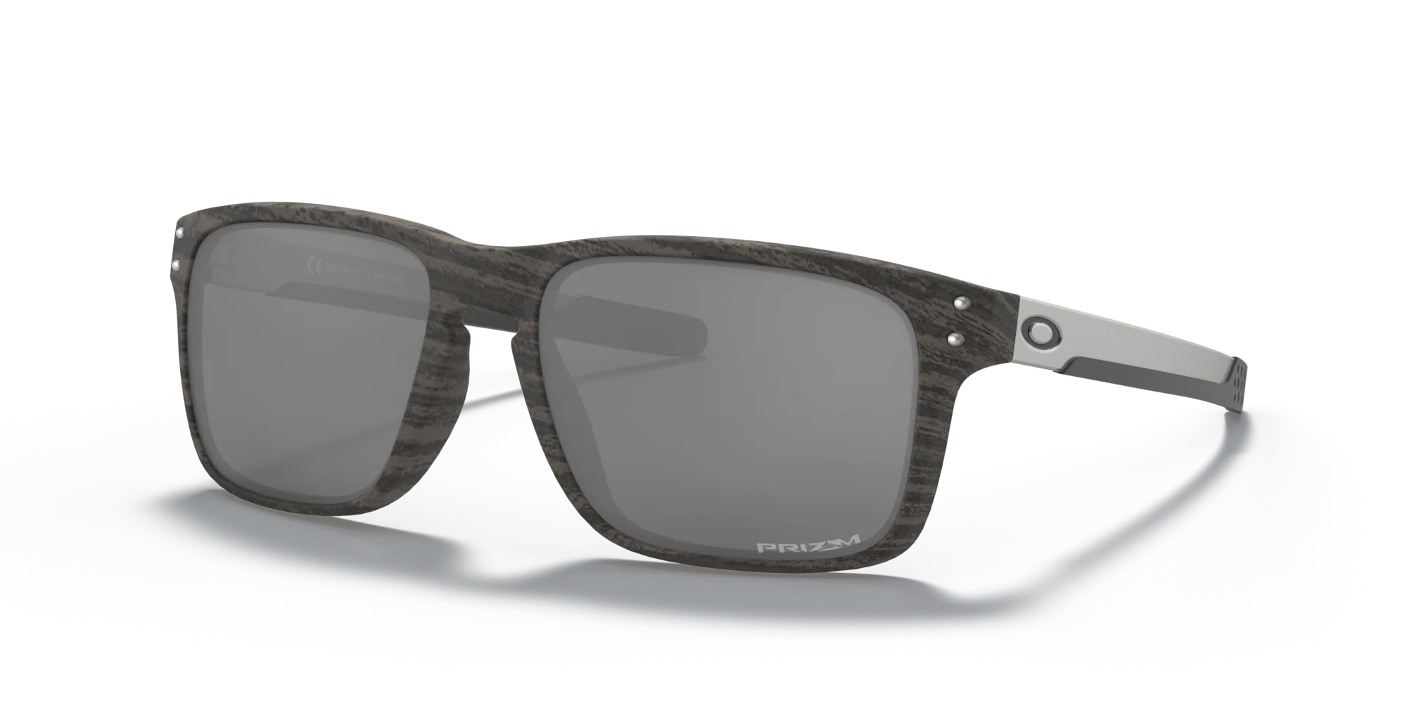 Oakley Holbrook Mix Color: Prizm Black Lenses Woodgrain Frame