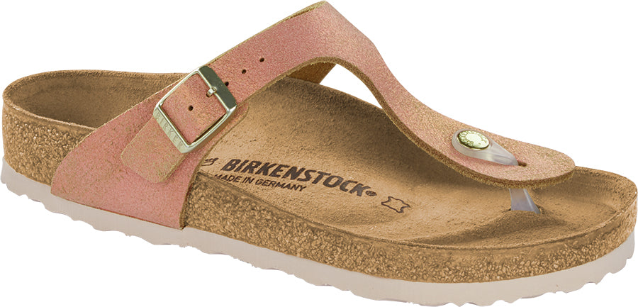 Birkenstock Gizeh Washed Metallic Leather Women s