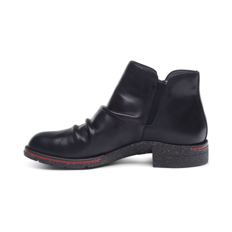 Women's Aetrex Mila Low Boot Color: Black
