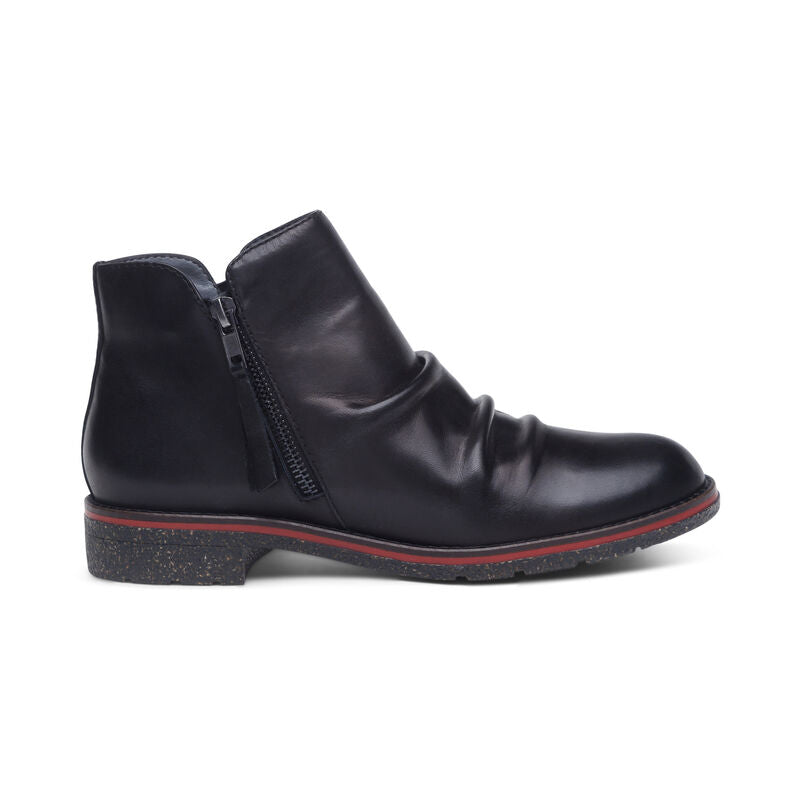 Women's Aetrex Mila Low Boot Color: Black
