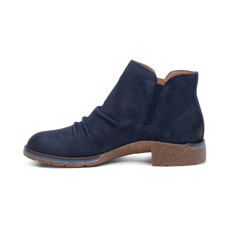 Women's Aetrex Mila Low Boot Color: Navy