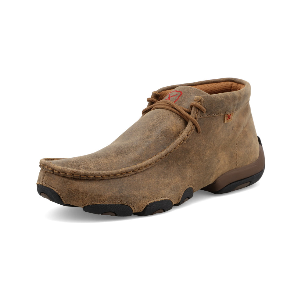 Men\'s Twisted X Chukka Original Brown Leather Bomber Driving Mocs Sz 6.5 W Twisted X Men main image 2