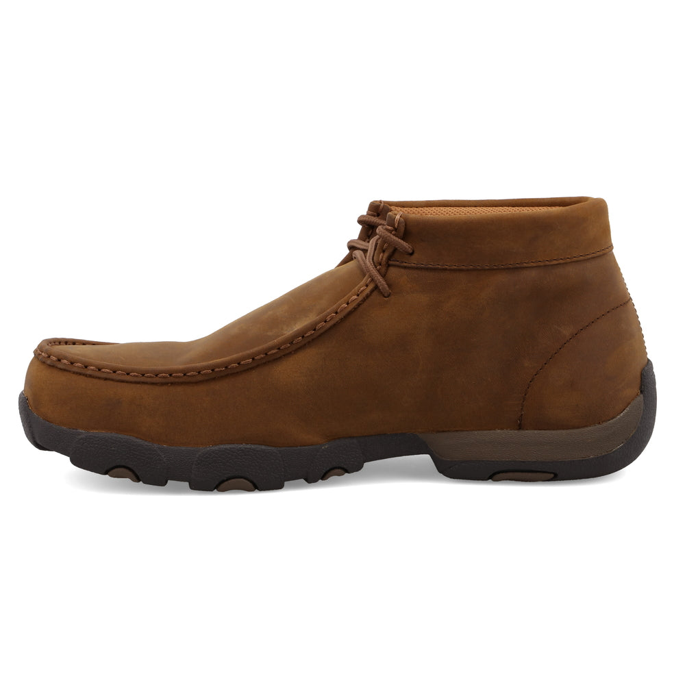 Twisted X Work Chukka Driving Moc Saddle Men's 8