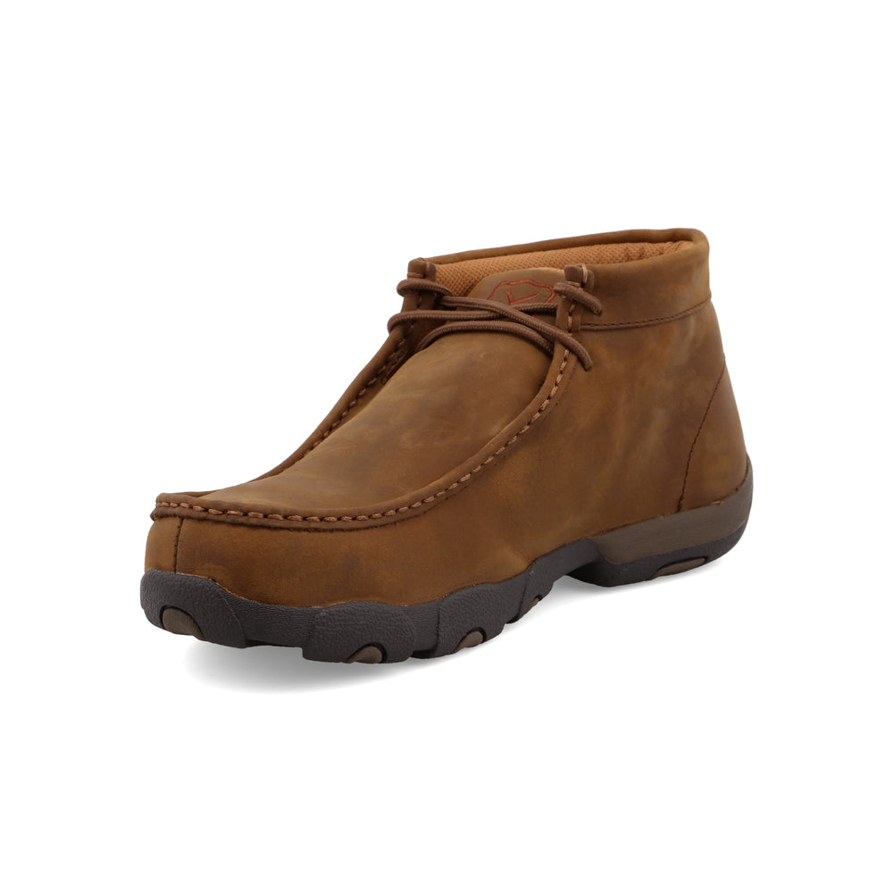 Twisted X Work Chukka Driving Moc Saddle Men's 9