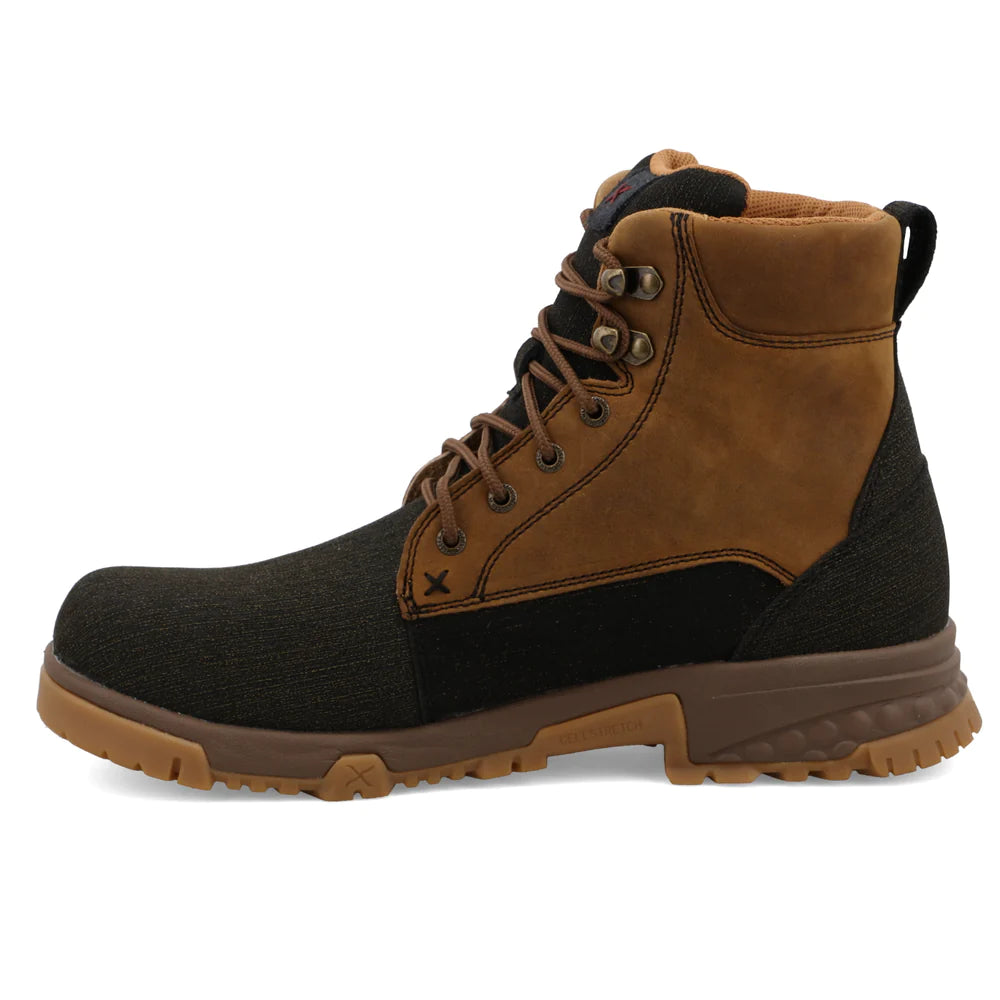 Twisted X 6-Inch Work Boot Charcoal Men's 4