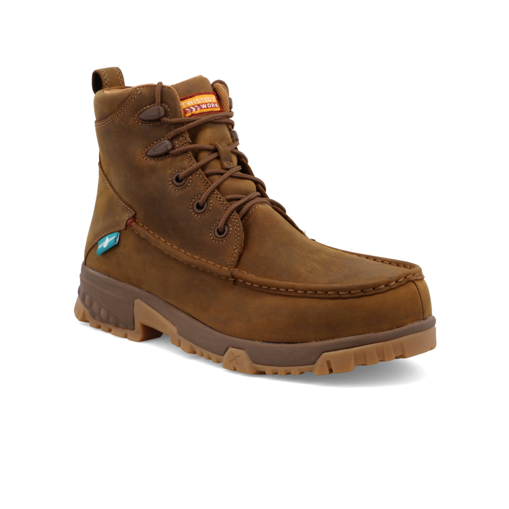 Twisted X 6" Work Boot Brown Men's 3