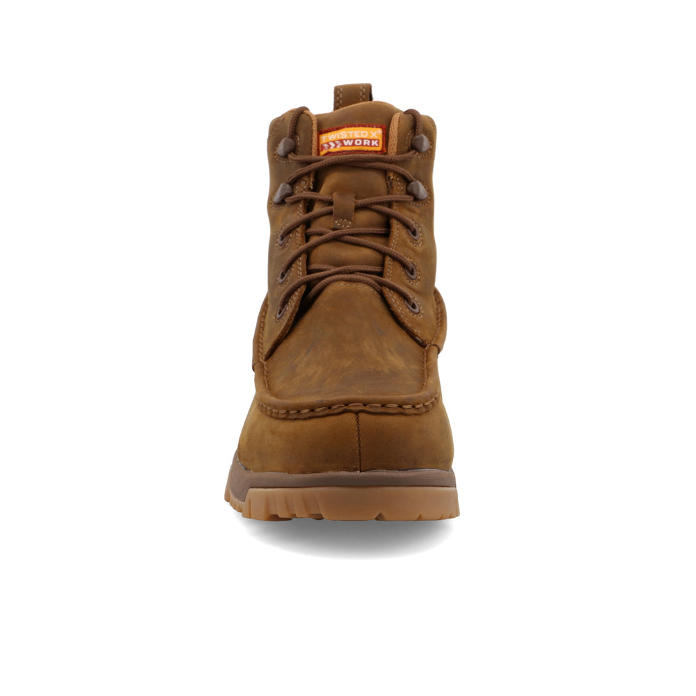 Twisted X 6" Work Boot Brown Men's 4