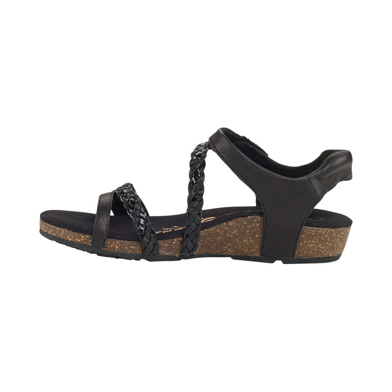 Women's Aetrex Jillian Braided Quarter Strap Sandal